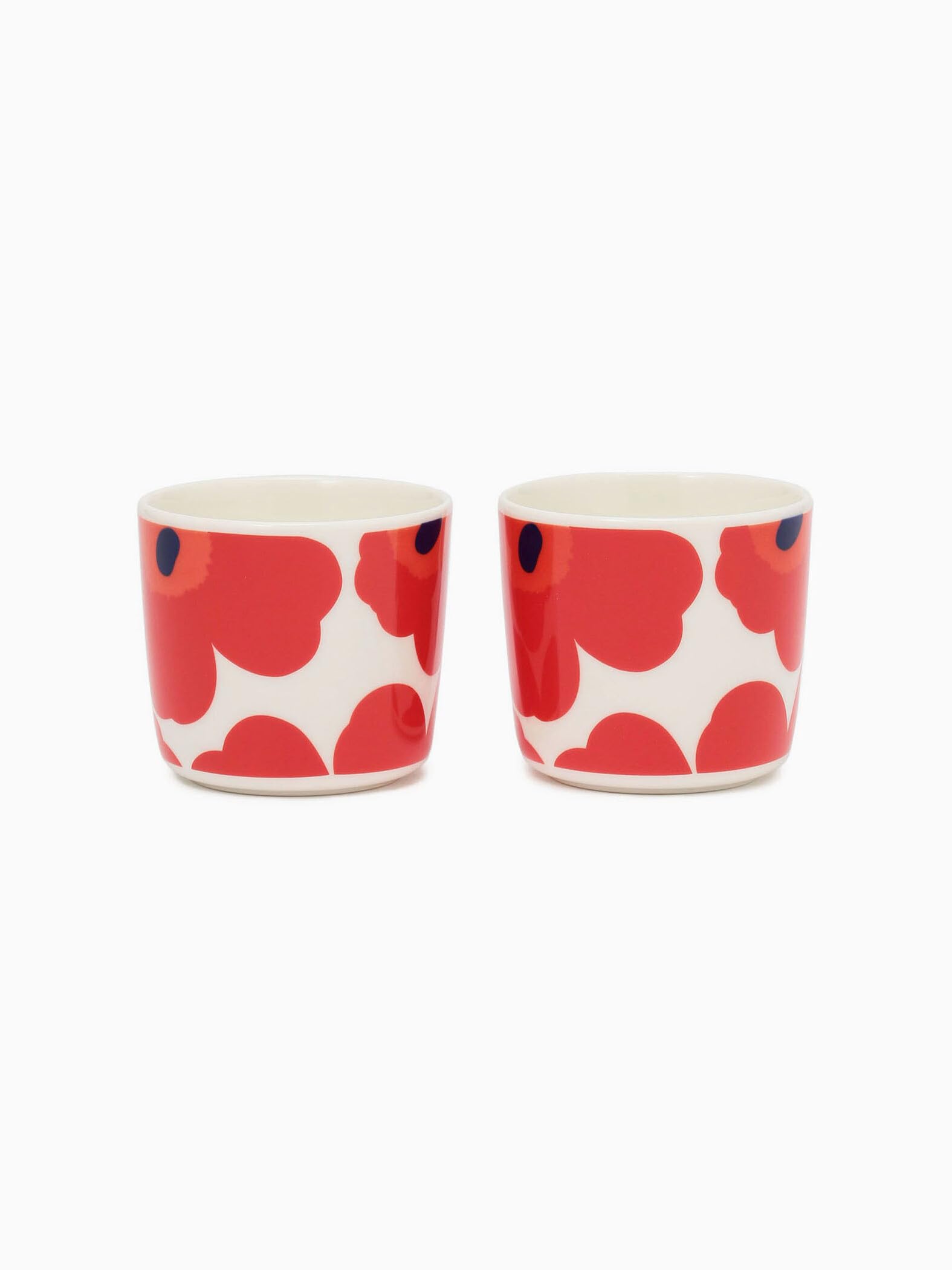 

Marimekko Unikko Mini Latte Mug, Red (75), Set of 2, 52209-4-67849