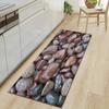 Colored Stone Bathroom Absorbent Non-Slip Floor Mat Kitchen Strip Bedroom Door Mat Living Room Carpet