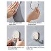 Adhesive Bathroom Hooks Waterproof Rhombus Design Hook Wall Mounted Hanger Hooks