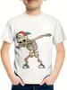Kids Clothes Boys Tshirt Short Sleeve 3D Skull Print Children Summer Clothes Creative Stylish Streetwear Round Neck Girl Clothes