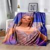 3D Glinda Musical Movie Wicked Cartoon Soft Plush Blanket,Flannel Blanket Throw Blanket for Living Room Bedroom Bed Sofa Cover