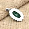 Astonishing Green Onyx Gemstone Handmade 925 Solid Sterling Silver Jewelry Pendant For Women