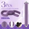 TecoKart® 3 Pcs Purple Heatless Hair Curler for Women - Gentle Curling Rollers, Soft Headband for Natural Waves, Ideal Tool for Heat-Free Hair Styl