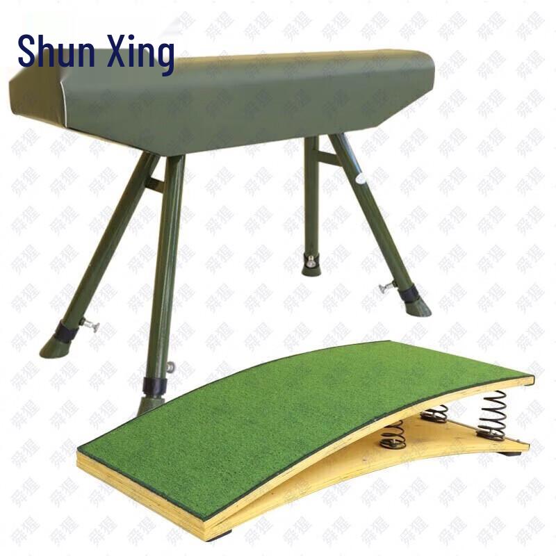 Gymnastics Vaulting Horse and Springboard Set