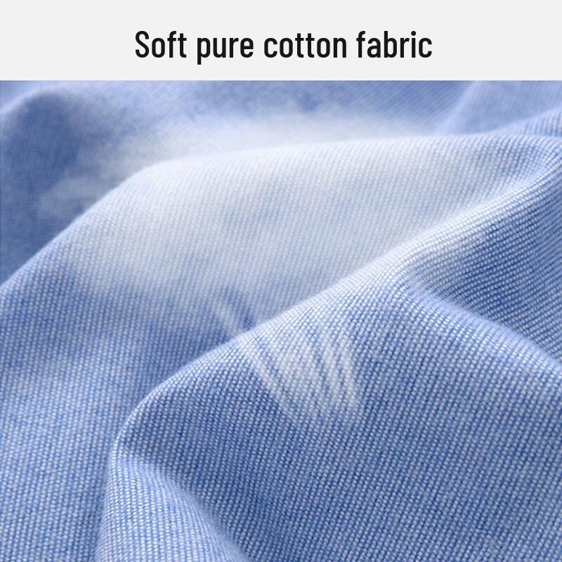 Hodo Men's Pure Cotton Long Sleeve Casual Shirt