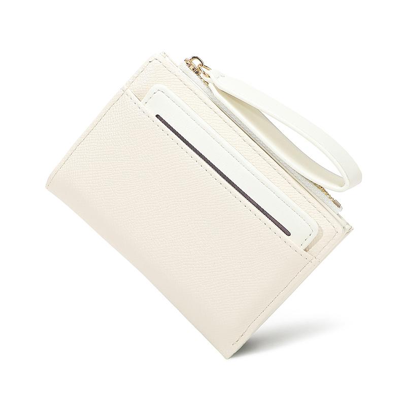 New Design Women'S Short Wallet With 8 Card Slots & Zipper Coin Pocket - Blocking Multi-Function Purse