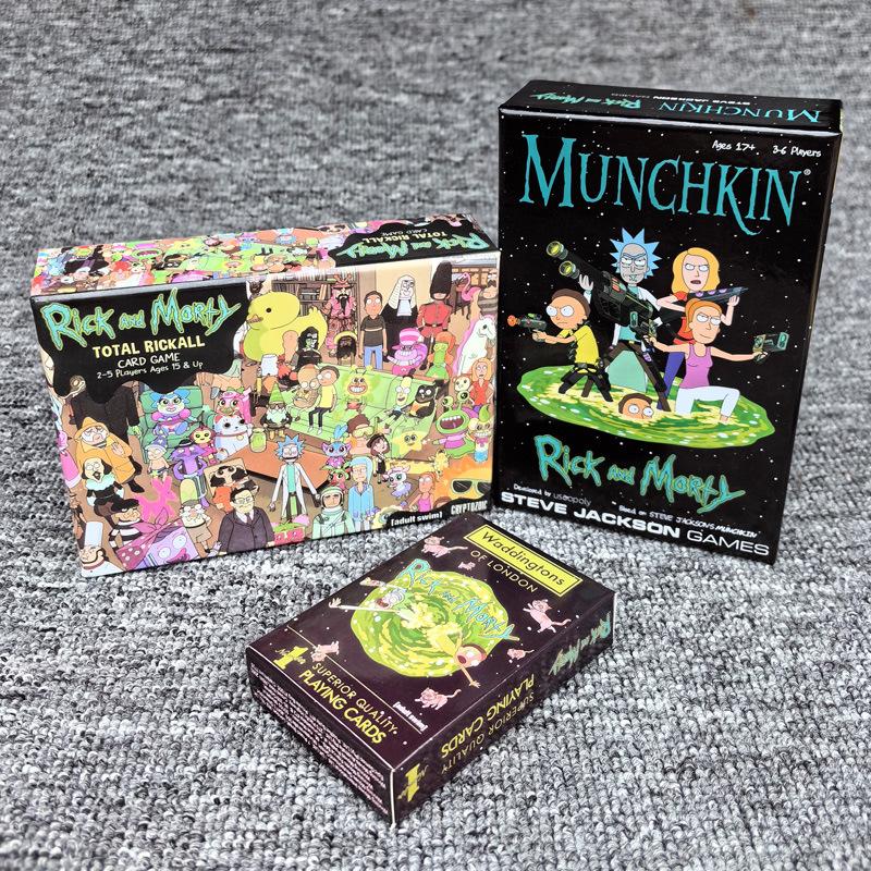 Rick Rickshank Rickdemption Card Party Entertainment Board Game