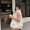 Short Cotton Vest Women's Winter Autumn and Winter Loose Outer Wear Vest Vest Vest Vest Women's Jacket Tide