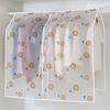 Clear Reusable Wardrobe Clothes Protectors Dustproof Hanging Organizers Clothing Rack Covers For Long Coat Garment Bag
