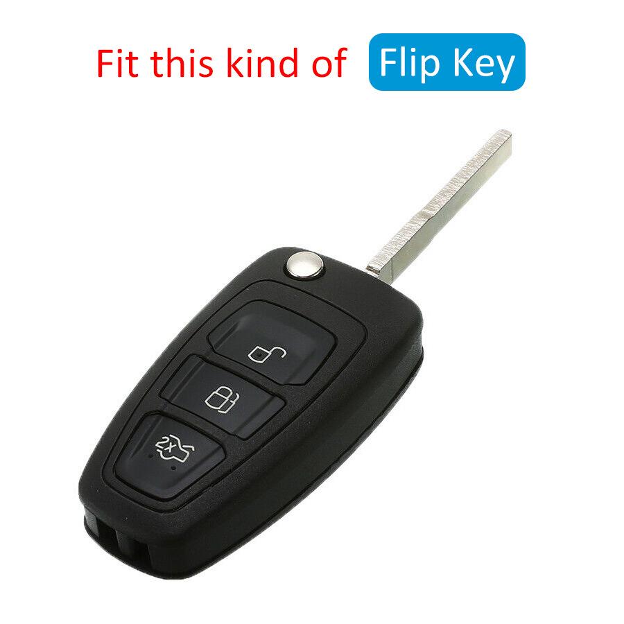 Ford Focus Carbon Fiber Key Shell Protective Cover 2013-2019