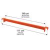 Mega-M HL G-110 cm crossbeam, 5 cm crossbeam, orange N