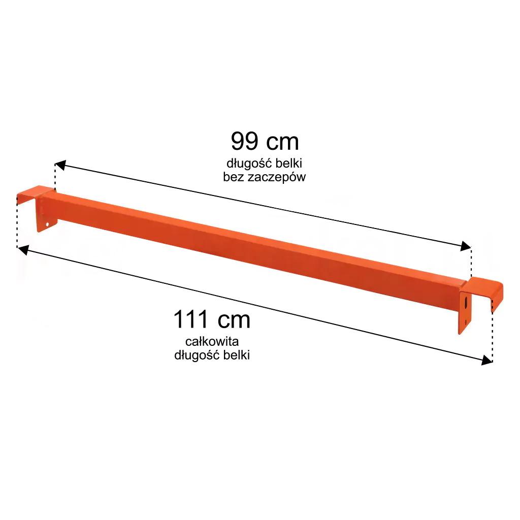 Mega-M HL G-110 cm crossbeam, 5 cm crossbeam, orange N