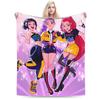 Soft Blanket Kids Adult Picnic Kpop-inspired Throw Blanket  Flannel Bedspread For Couch Chair Sofa Bed Comfortable Sofa Bed