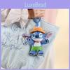 Series Summer Stitch Plush Keyring With Hat Wearing Swimming Ring Design