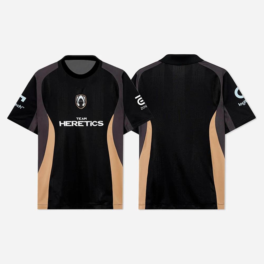 Tým Heretics Esports Club Dresy League Of Legends LEC Valorant Pro League Uniformy Unisex Sportovní Trička