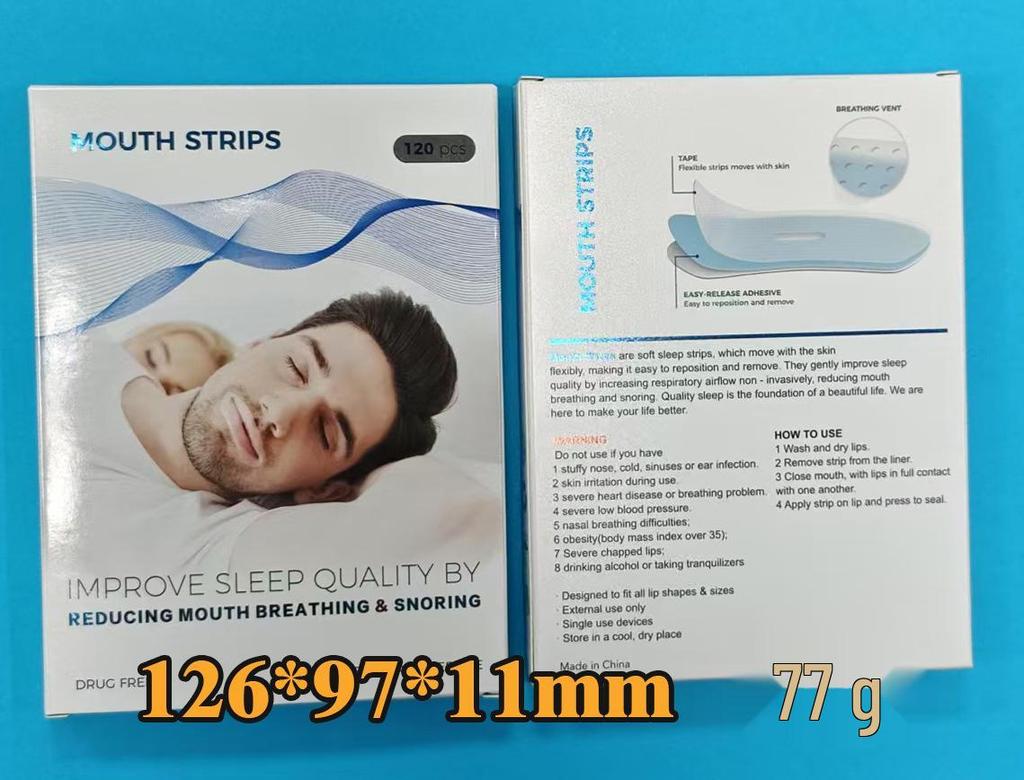 Elastisches Mundschlafband mit hoher Viskosität zur Schnarchprävention