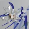 Mother-of-Pearl Butterfly Wing Patch for DIY Jewelry, Nails, and Art - 7x14mm, No Hole