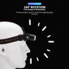 Rechargeable LED Headlamp 3-Mode Powerful Waterproof Headlight Type-C 18650 Battery Head Torch for Camping Hunting