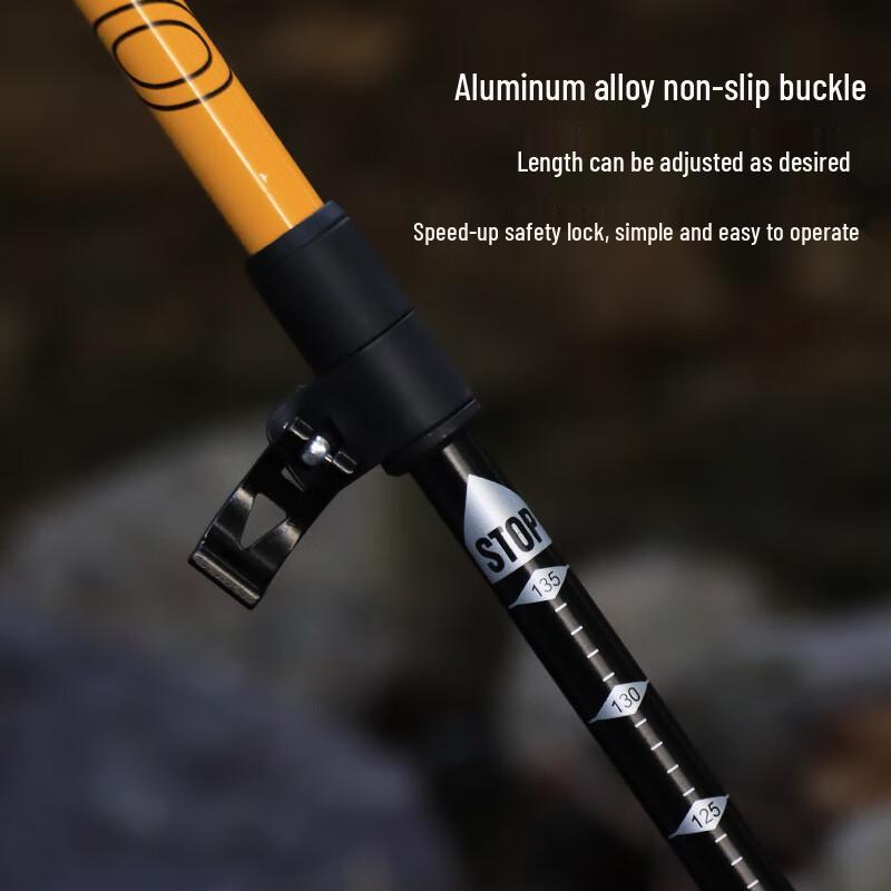 Outdoor Aluminum Alloy Telescopic Trekking Pole