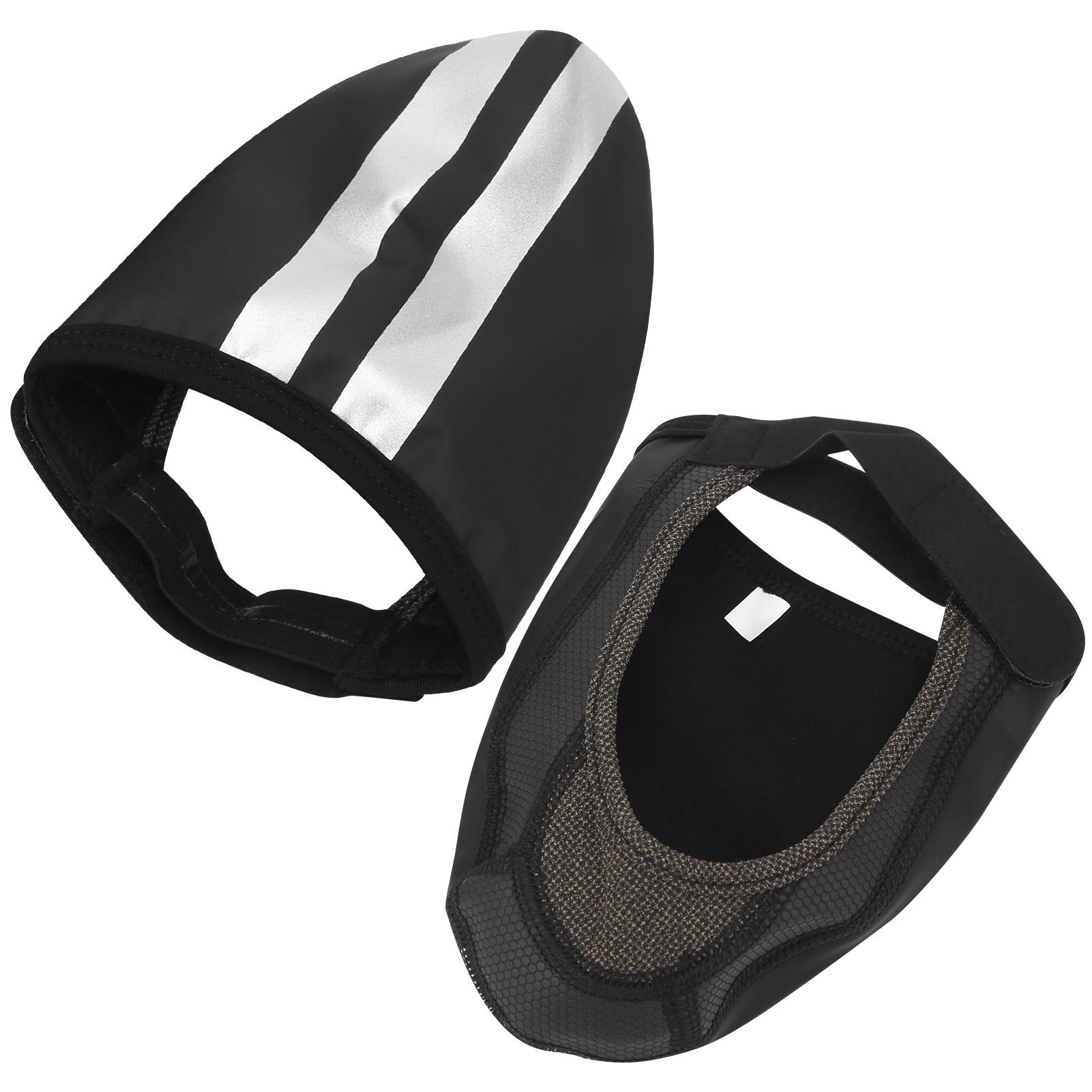 

Cycling Half Shoe Covers Mountain Bike Thermal Toe Cover Bicycle Reflective OvershoesL(44 46)