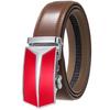 Men'S Belt, Automatic Buckle Cowhide Belt Casual Business Ly36-1314-1