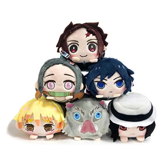 Dämonen Jäger: Kimetsu no Yaiba Mochikororin Plüsch-Maskottchen BOX Produkt 1BOX 6 Stück, insgesamt 6 Arten