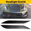 2X Eyelid Headlight Eyebrows Eye Lid Brow Carbon Fiber For 2003-2009 Nissan 350Z