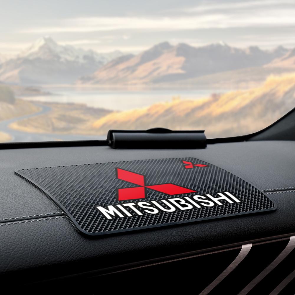 1 Stück Silikon Wasserdicht Armaturenbrett Anti-Rutsch Silikon Pad Abdeckung für Mitsubishi Ralliart Lancer Outlander ASX Competition Pajero