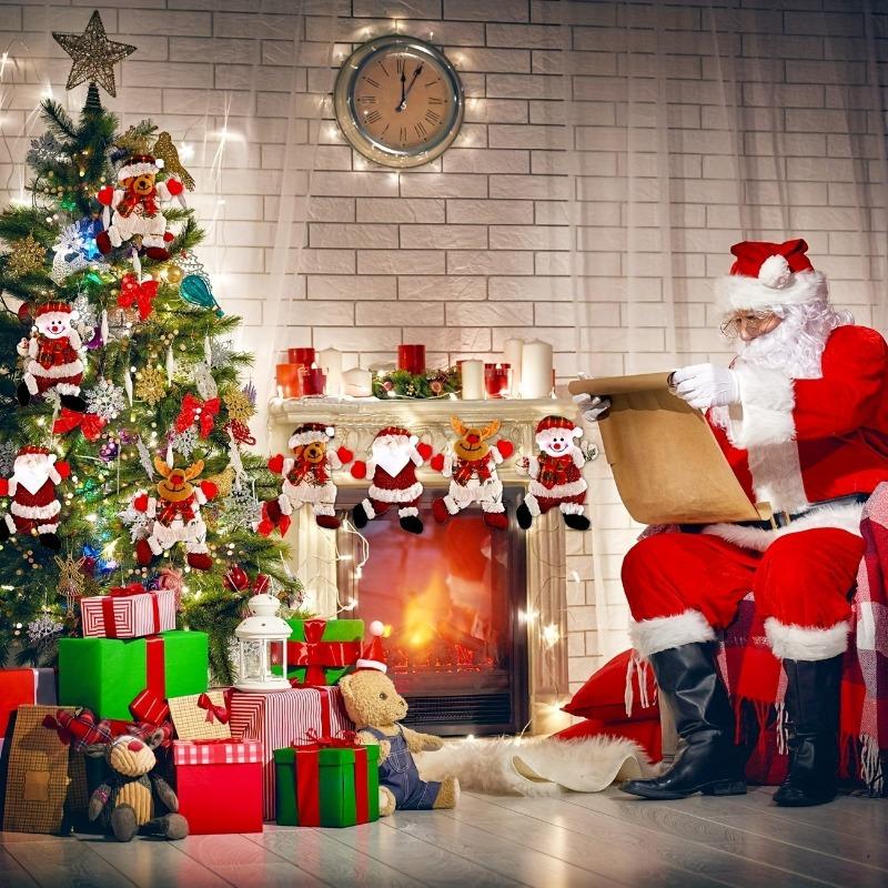 Christmas Dolls Christmas Ornaments New Year Hanging Pendant Xmas Decor Christmas Gifts Doll Christmas Decorations