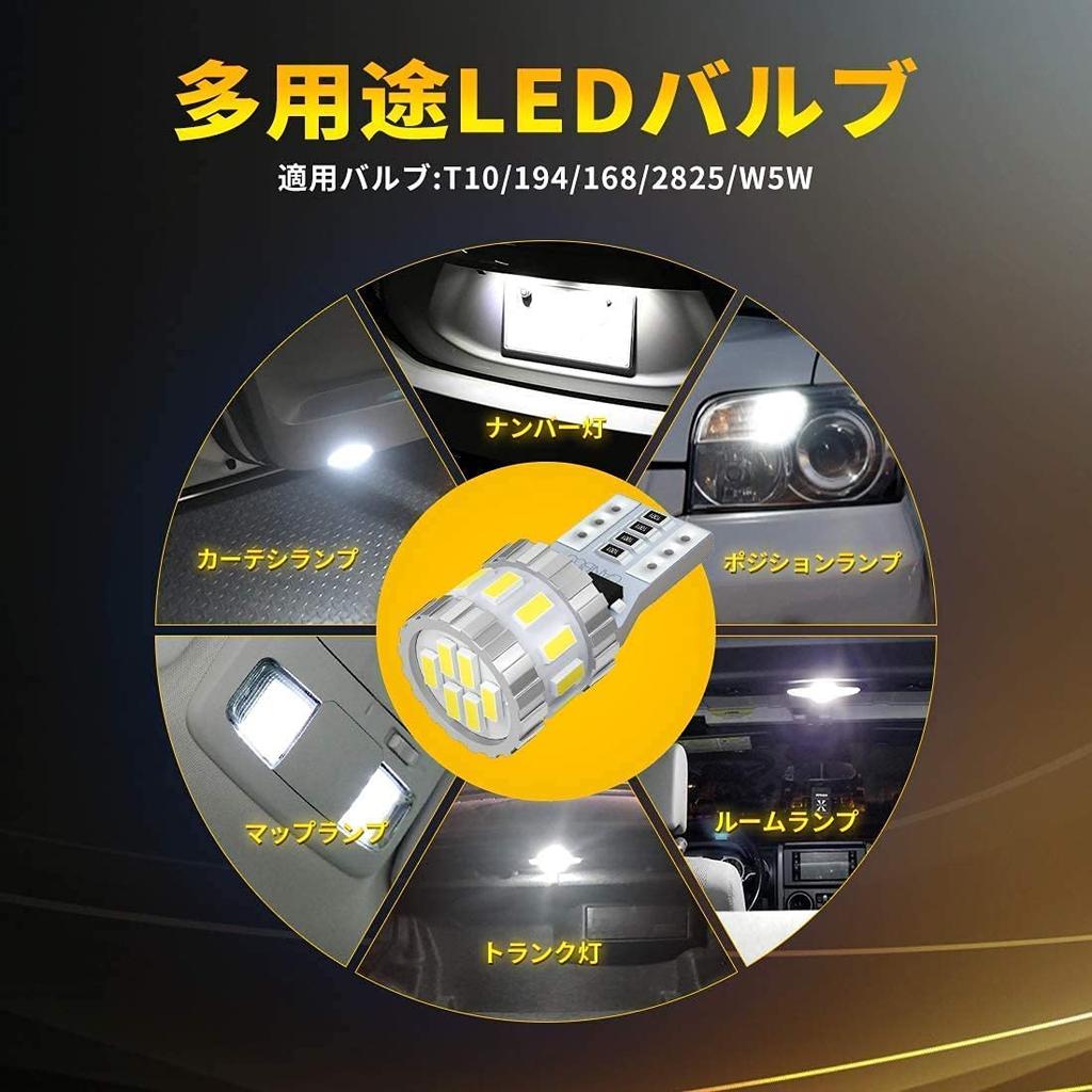 T10 LED, Hvit, Eksplosivt Lys, Innebygd Canbus, Posisjonslys, Skiltlys, Romlys, Ultra