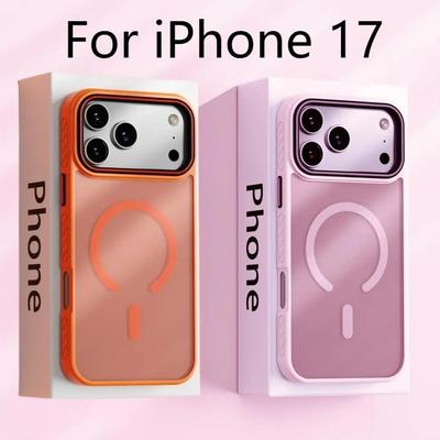 Case For Iphone 17 17 Air 17Pro 17 Pro Max Coque New Frosted Matte Translunt Magsafe Magnetic Wireless Charge Shockproof Cover