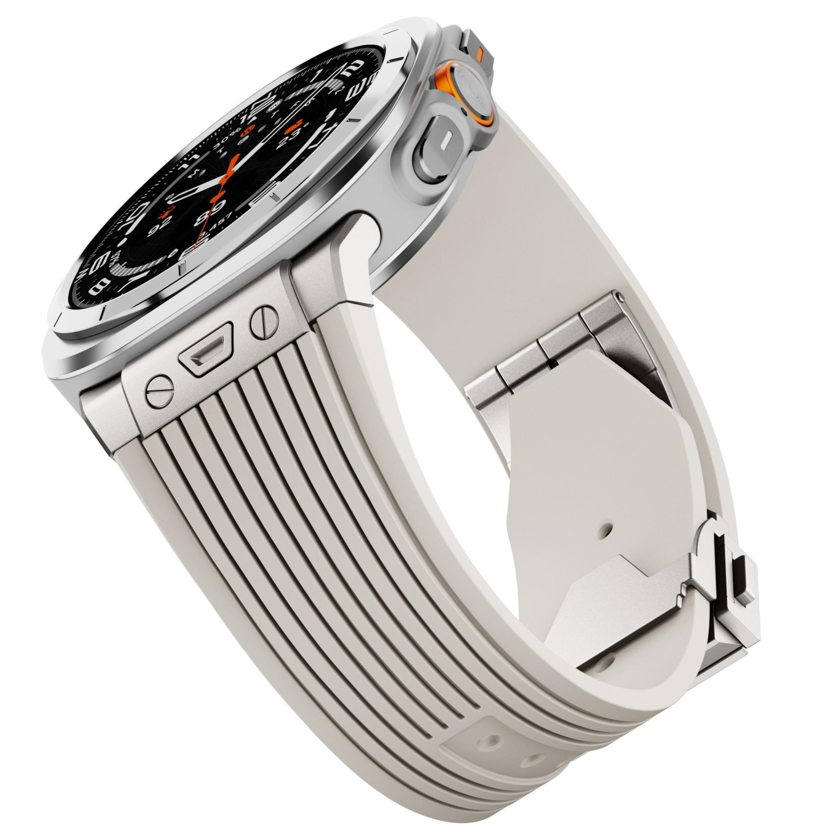 

Спортивный ремешок для Samsung Galaxy Watch Ultra 2025 47мм, ремешок с застежкой из нержавеющей стали для Samsung Galaxy Watch Ultra, роскошный браслет Galaxy Ultra(2024)