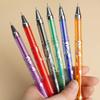 8 Pcs 0.5mm Erasable Pen Refill Set 8 Color Ink Gel Pen Rod Washable Handle School&Office Writing Stationery Gel Ink Pen
