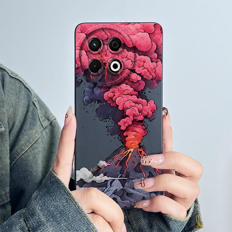 For Tecno Spark 30 Pro KL7 Phone Case 30Pro 4G Silicone Sweet Painted Shell Cartoon Funda Lovely Printed Protective Cover Casing