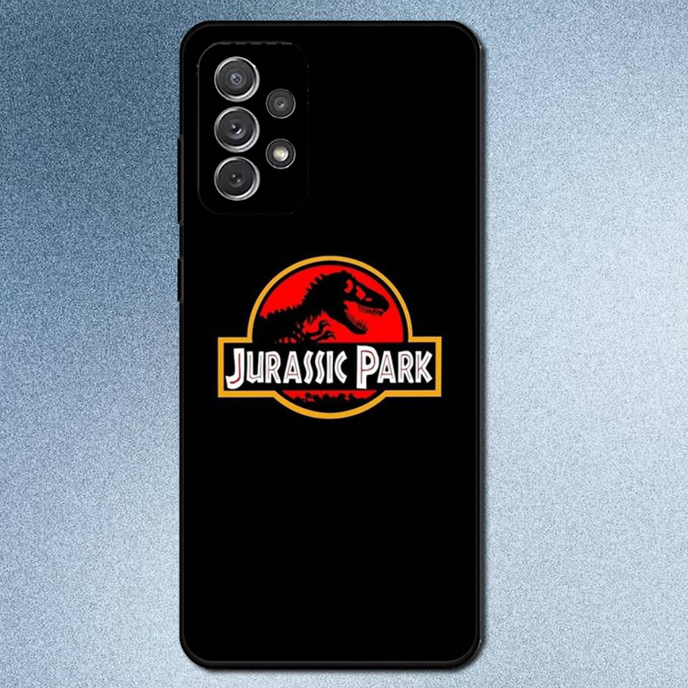 J-Jurassic Park Dinosaur World Phone Case For Samsung S25,S24,S21,S22,S23,S30,Ultra,S20,Plus,Fe,Lite,Note,10,9,5G Black Cover