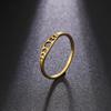 Personality Stainless Steel Moon Phase Couple Rings for Men Women Hollow Star Moon Sun Stacking Finger Ring Celestial Jewelry