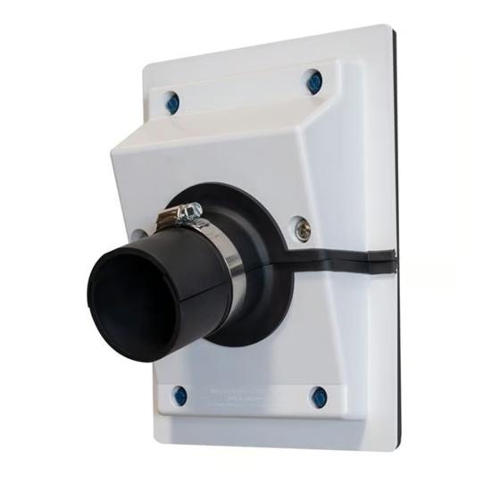 Split Cover Wall Sleeve Kit for AC Line Set Easy Install Wall Penetration Cover for Indoor Outdoor Air Conditioner Systems HVAC Line-Set Cover