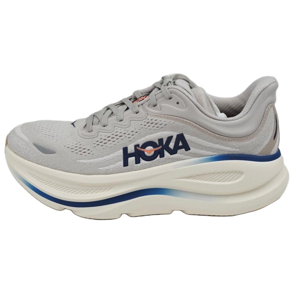 

HOKA ONE ONE Bondi 9 Slip Resistant, Abrasion Resistant, Breathable, Lightweight Running Shoes Men s Light Gray 1162013-SCCG 40⅔