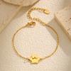 1/2/3 Cat Claw Bracelet for Women Girls,Gold Color Stainless Steel Chain Bracelets,Trendy Waterproof Jewelry Gift