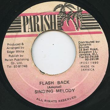 

7inch Record SINGING MELODY Flash Back NONE Parish 1990 Jamaica Reggae Ska Dub Used