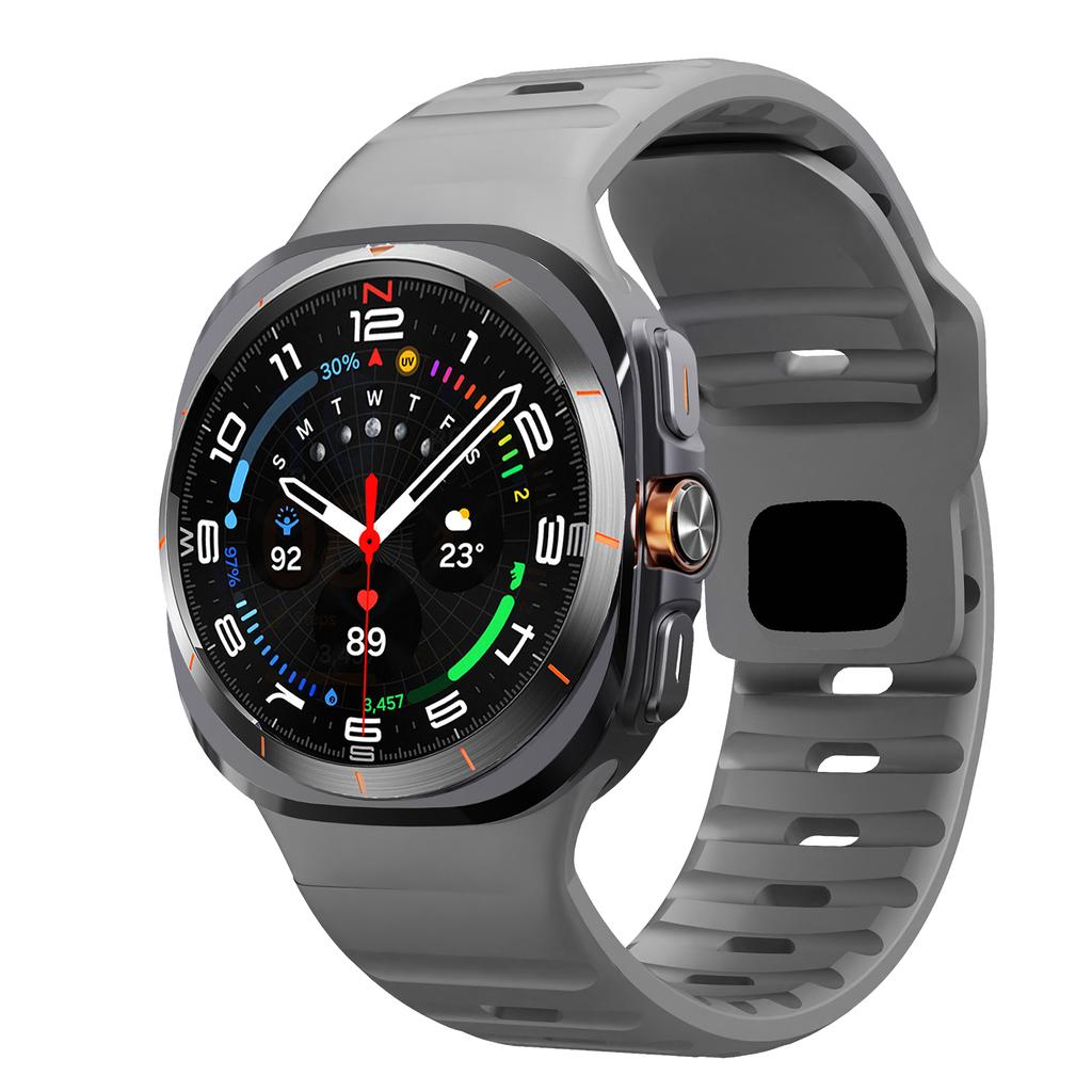 For Samsung Galaxy Watch 7 Ultra Strap 47mm Accessories correa Sport Silicone Bracelet For Galaxy Watch 8 ultra 2026 band 47 mm