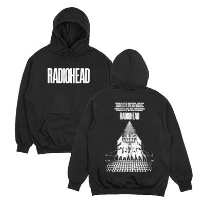 Rock Band Radiohead Huvtröjor Radiohead Return To The Road Europaturné Tröjor Hip Hop Oversize Streetwear Unisex Kläder