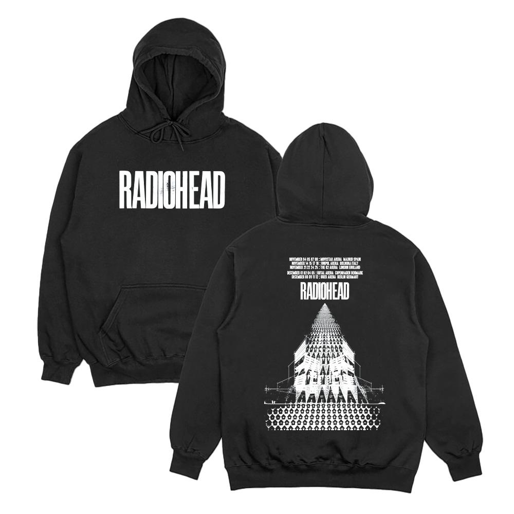 

Rock Band Radiohead Hoodies Radiohead Return To The Road European Tour Sweatshirts Hip Hop Streetwear Unisex Clothing XS