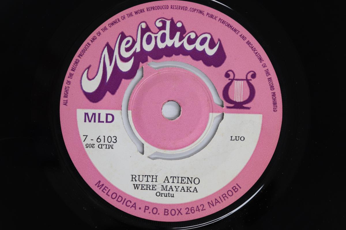 

7inch Record WERE MAYAKA - Ruth Atieno / Yogo Obengi 76103 MELODICA Kenya World Music Used