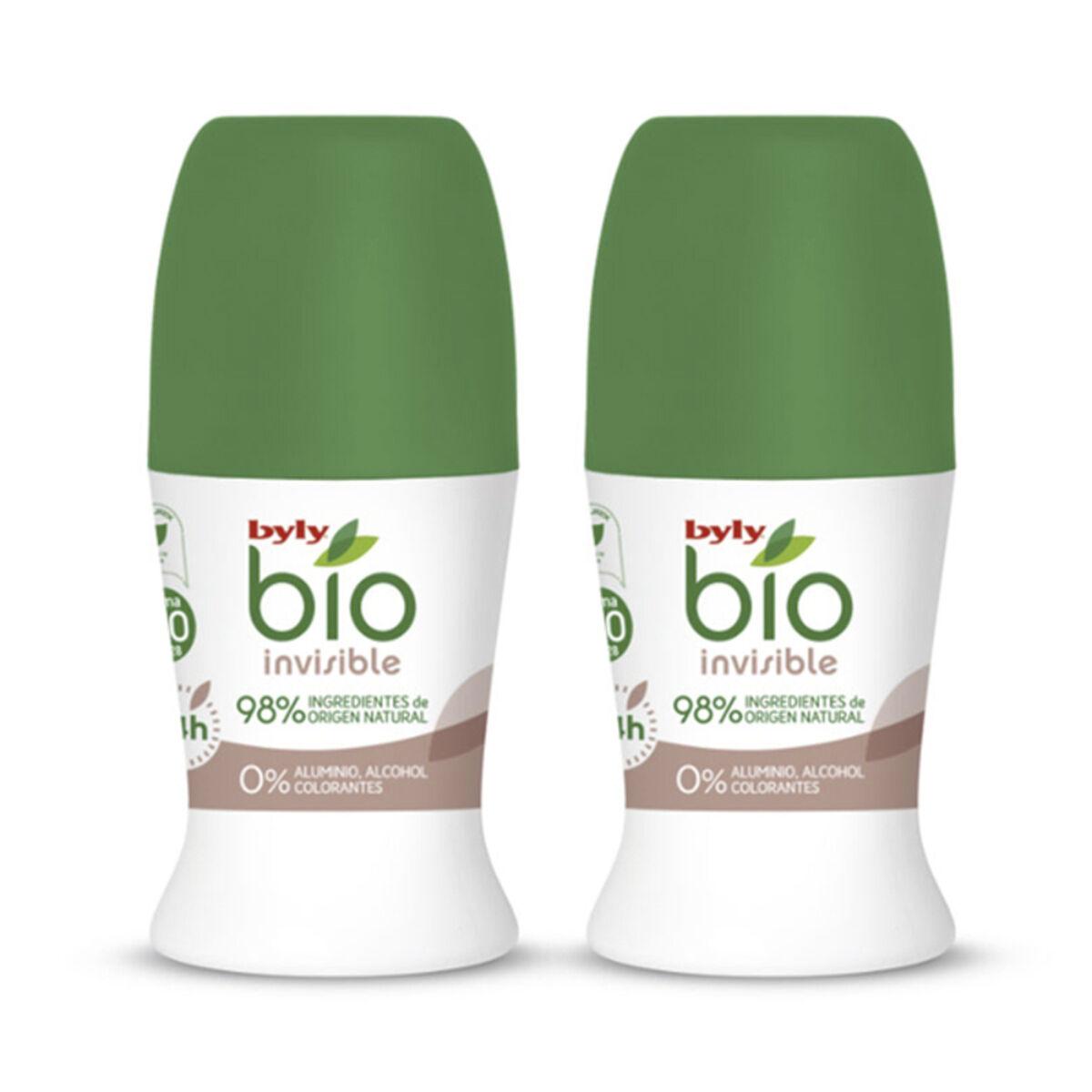 

Шариковый дезодорант ORGANIC NATURAL 0% INVISIBLE Byly BF-8411104045187_Продавец (2 шт.) (50 мл)
