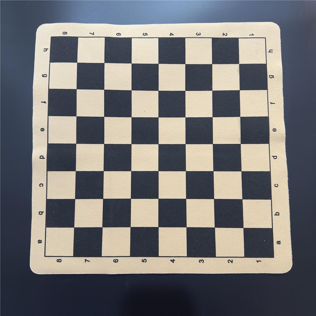 Chess Board 34Cm/13.39Inch And 43Cm/16.93Inch Folding Leather Flannelette Chess Game Or Folding Checkers Game Portable Board