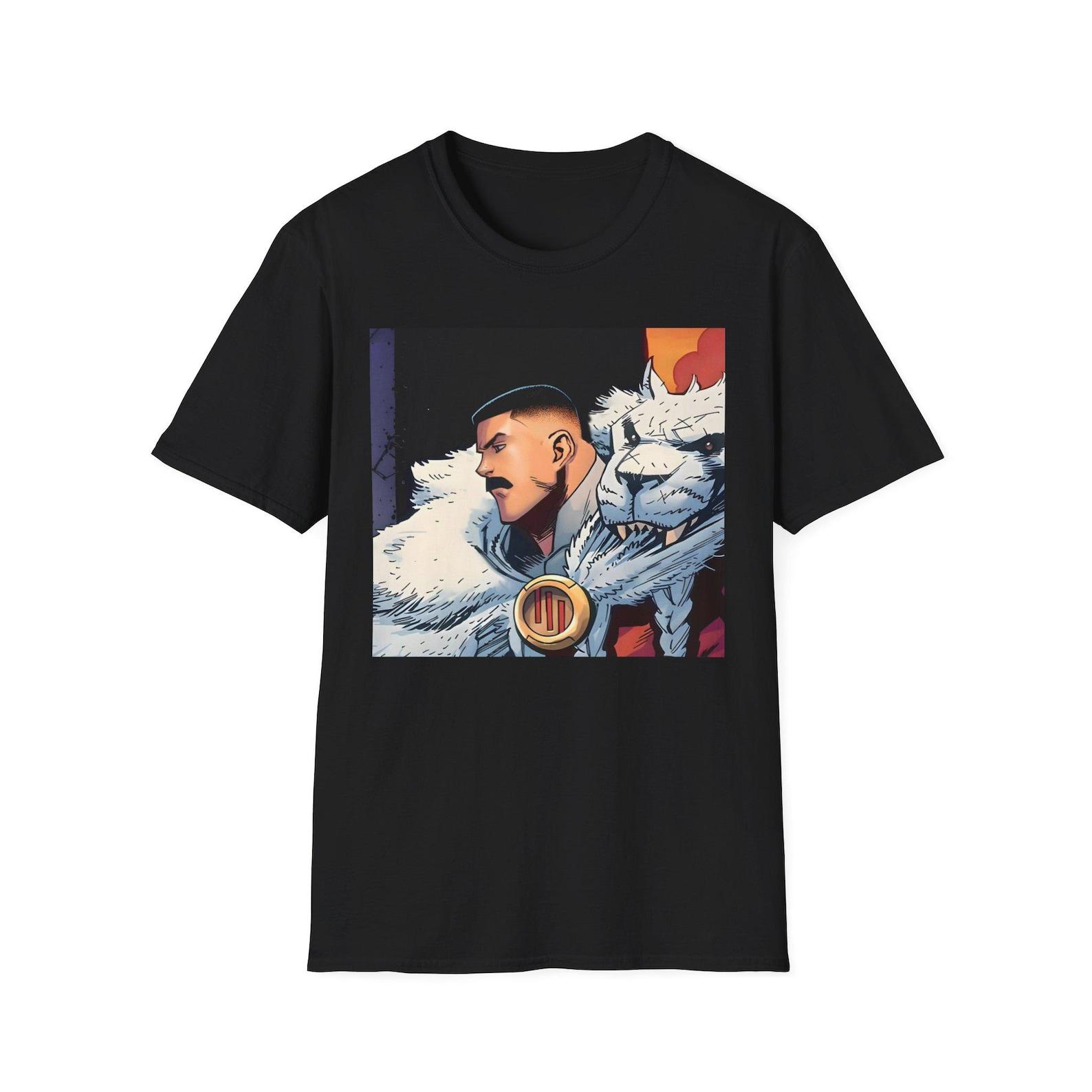 Thragg haircut invincible tshirt, invincible Graphic Tee, viral meme clothing XL