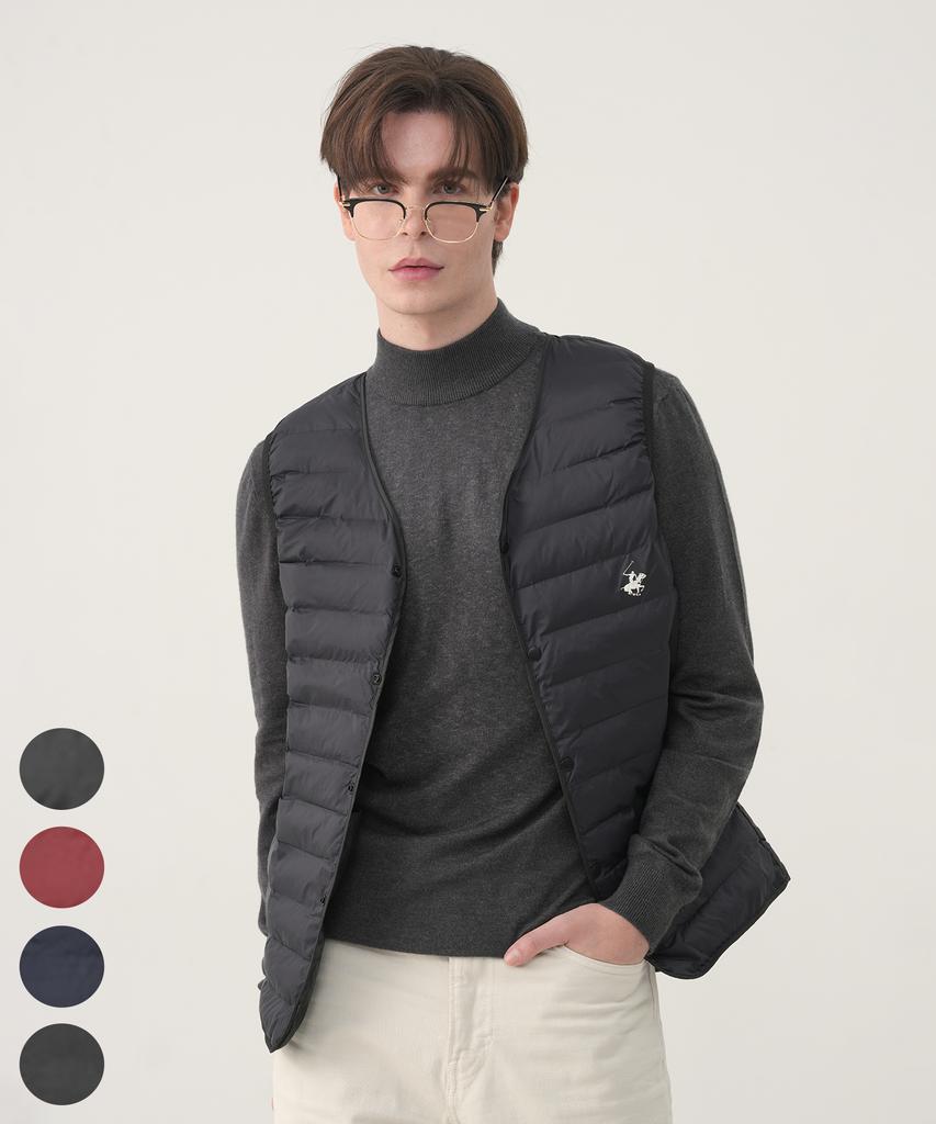 Bhpoloclub Men'S Standard Lightweight Padded Vest 3 Colors Vt101