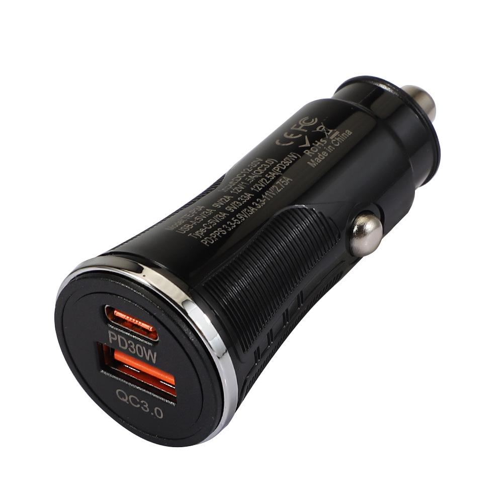 PD48W Schnelllade-Autoladegerät, USB & Typ-C, Kompatibel mit Samsung und PPS-Protokoll