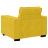Yellow Armchair 100x78x84 Cm Velvet
